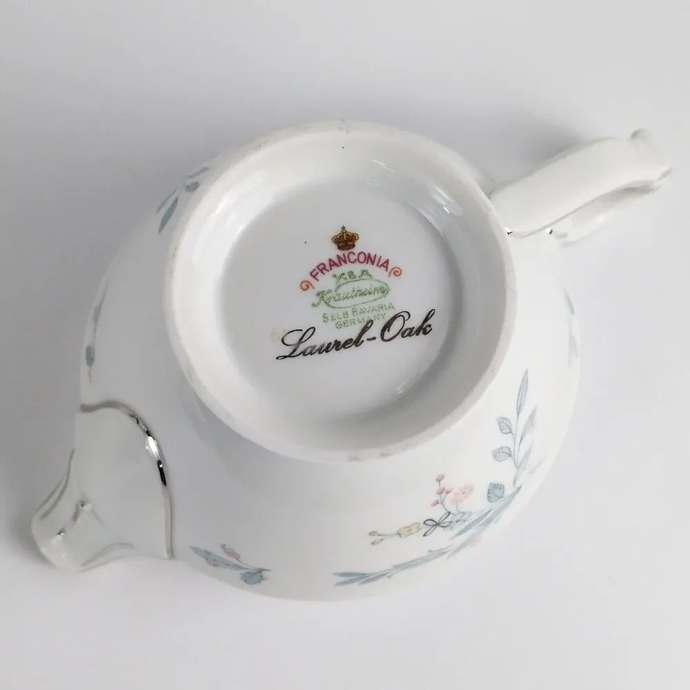 Vtg Franconia-Krautheim Laurel Oak Creamer Selb Bavaria‎ Germany c1964-75 K&A